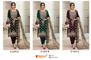 ซาลวาร์คาเมซลูกไม้แฟนซีปักลายสำหรับผู้หญิงงานปาร์ตี้และงานแต่งงานจากผู้ผลิตอินเดีย - Product Image 6