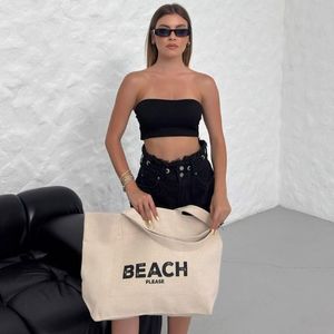 Sac élégant en coton recyclé écologique pour d'autres appareils Poche polyvalente pour tous les jours Sorties de plage décontractées Aventures de voyage faites - Product Image 2