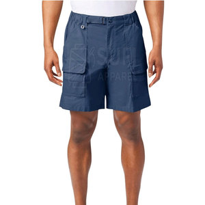 Soft Breathable 100% Cotton Solid <b>Men</b> Casual <b>Shorts</b> Designed for Warm Weather Comfort Featuring Lightweight Smooth Fabric - Product Image 3