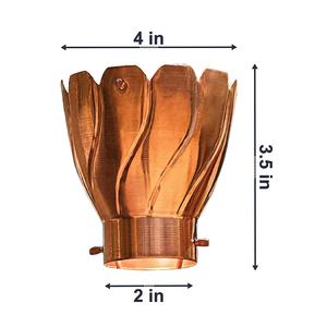 Cadena de lluvia de aluminio con decoración de agua para jardín al aire libre grande personalizada, acabado de cobre, canalones de estilo Artificial, lluvia de Metal - Product Image 2