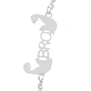 Arihant Gems & Jewels - Pulsera Elegante de Plata 925 Unisex con Dijes de Moda para Hermanos/Suegros para Rakshabandhan - Product Image 2