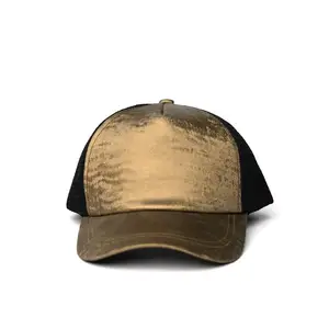 High Quality custom sublimation print 3D logo Promotional 5 panel foam mesh snap back caps golf dad rope trucker cap hat