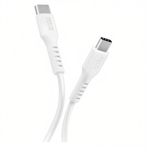 Cable de alimentación USB-C de 25 W, blanco, de 1 m, TECABLETCC10 W - Product Image 3