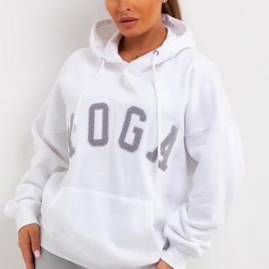 Sudadera con Capucha Oversize, Hombros Caídos, 100% Algodón, Ligera, Estilo Urbano, Impresión de Logotipo Personalizado, Servicio OEM - Product Image 1