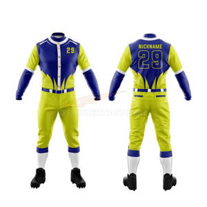 Uniforme de béisbol Paquete al por mayor Impresión por sublimación personalizada Equipo Jersey y pantalones Ropa deportiva Uniformes de Softbol - Product Image 4