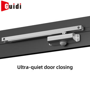 Cierrapuertas Hidráulico de Aluminio Oculto para Puertas Superiores, Retenedor de Apertura, Cierrapuertas Automático, Cierrapuertas Oculto para Puertas Correderas - Product Image 5