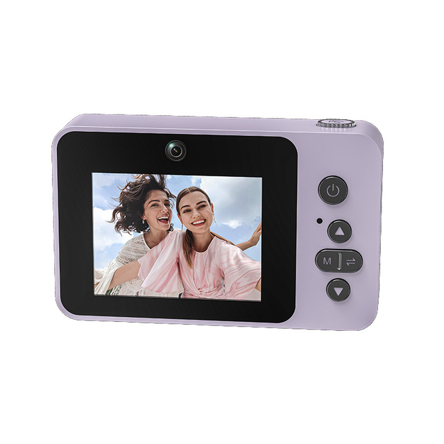 RUIKANGQI Compact Mini Kids Camera with 2.4 Inch HD Video Display Zoom Lens SD Compatible for Games Music Shooting
