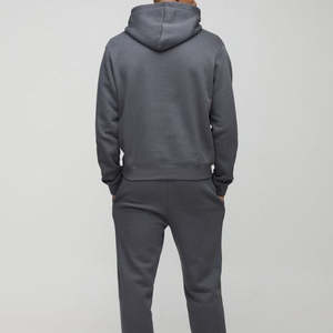 Chándal personalizado de algodón 100% de alta calidad, Sudadera con capucha de dos piezas de gran tamaño para hombre, chándal transpirable con estampado de pantalla de gran tamaño para hombre - Product Image 2