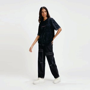 Summer Essentials: Camiseta de algodón de alta calidad y talla grande para hombre, cuello redondo, estampado de letras, corte holgado, oferta al por mayor - Product Image 4