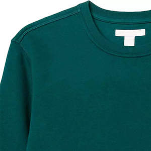 Sudadera con capucha de invierno con cuello redondo para hombre, 100% algodón, forro polar grueso, 380g, diseño pesado, logotipo bordado personalizable, patrón sólido - Product Image 3