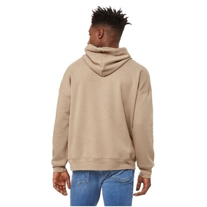 Sweat-shirts et pulls à capuche unisexes Bella + Canvas pour l'hiver, en gros, couleur personnalisée, logo, sweat-shirt en coton avec impression en relief - Product Image 2