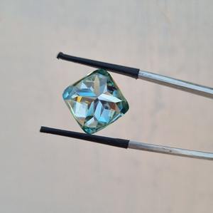 เบาะเพชรโมอิสสีฟ้าตัดให้ชัดเจนทำให้การตัดที่ดีเยี่ยมสำหรับเครื่องประดับเพชรโมอิสซาไนต์และเครื่องประดับที่กำหนดเอง - Product Image 5