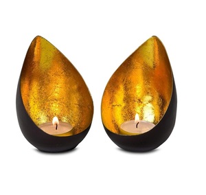 Support de lampe votive en fer polyvalent au design nouveau et tendance avec une touche décorative pour les mariages ou le salon - Product Image 2