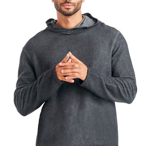 Nuevo conjunto de chándal para hombre de gran tamaño Street Wear Fleece Acid Wash, fabricación profesional, chándales de dos piezas para hombre - Product Image 4