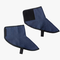 JNM SAFETY Couvre-bottes de soudage anti-coupure en denim résistant à la chaleur et à l'abrasion Couvre-chaussures de sécurité Protecteurs de chaussures