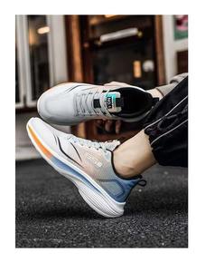 Chaussures de sport pour hommes de haute qualité, chaussures de course décontractées pour les sports de plein air, salle de sport, confortables, antidérapantes, en maille, pour le printemps, à porter au quotidien - Product Image 1