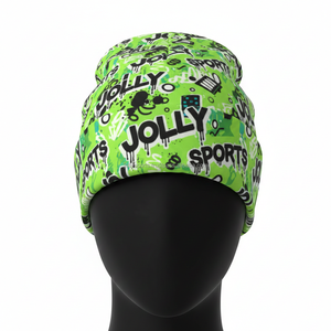 Women <b>Beanie</b> Cap Soft Fabric Neon <b>Green</b> Printed Design Custom Logo Printing for Sports Winter Outdoor Wear Jacquard <b>Beanies</b> Cap - Product Image 6