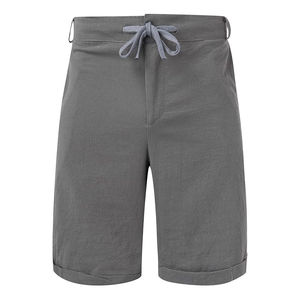 Pas cher prix nouveauté hommes Jogging Shorts solide été respirant coton longueur motif poches plaine teint 100% coton - Product Image 1