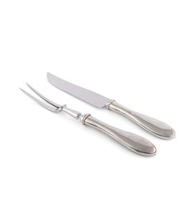 Tenedor y cuchillo tallado en Metal de aspecto sencillo y nuevo diseño 2023 para uso doméstico en la cocina - Product Image 5