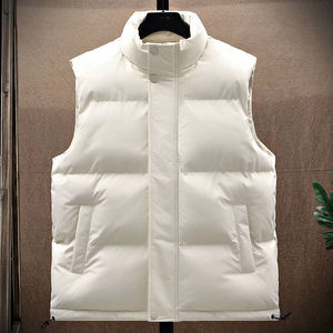Chaqueta Acolchada Informal para Hombre, Otoño-Invierno 2026, Cuello Alto, Transpirable, Servicio OEM, Poliéster/Nailon, Sin Mangas - Product Image 5
