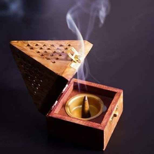 Support de bâton de brûleur traditionnel fait à la main pour le yoga de méditation d'aromathérapie - Product Image 4