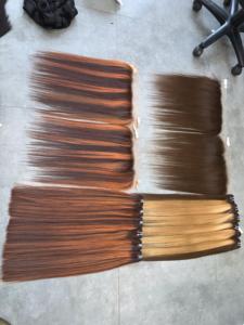 Meilleure extension de tissage de cheveux humains vierges Remy 100% soyeux et lisses, d'origine vietnamienne, avec mèches à trame unique - Product Image 3