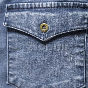 High Quality Best Price 100% Cotton Breathable <b>Jeans</b> <b>Shirt</b> <b>for</b> <b>Men's</b> Custom Color Slim Fit Casual OEM Service - Product Image 5