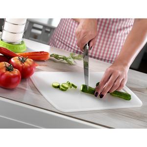 Planche à découper rectangulaire en plastique PP, durable, légère, de qualité alimentaire, sans BPA, écologique, réutilisable, passe au lave-vaisselle, épaisseur 1,5 cm - Product Image 2