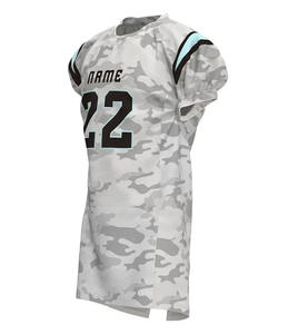 Maillot de sublimation respirant personnalisé d'uniforme de football américain pour jeunes vente en gros - Product Image 6