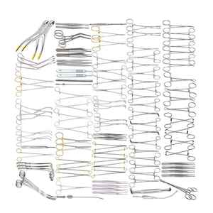 Top vente ensemble de chirurgie des tissus mous orthopédiques 125 pièces pince manuelle ensemble d'instruments en acier inoxydable Instruments chirurgicaux osseux - Product Image 3