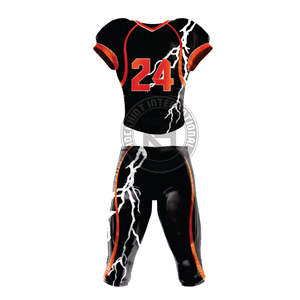 ชุดยูนิฟอร์มอเมริกันฟุตบอลสำหรับผู้ชาย เสื้อและกางเกง ออกแบบมาเพื่อความสบาย ทนทาน เหมาะสำหรับการฝึกซ้อมและการแข่งขัน - Product Image 1