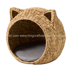 เตียงไม้ไผ่สำหรับแมวและสุนัขลายทางเป็นมิตรกับสิ่งแวดล้อม - Product Image 2