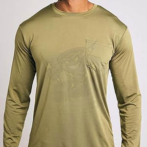 High Quality Wholesale Men's Long Sleeve Sports Shirts Active Tops for Jogging Sun UV Protection Wholesale Sublimation Tops - Product Image 4