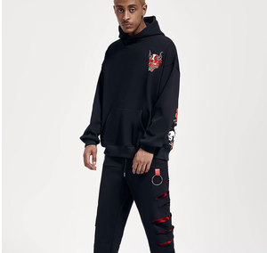 Street Wear <b>Pullover</b> <b>Men</b> Hoodie Plain Solid Color <b>Men</b> Hoodie Best Quality <b>Men</b> Embroidery Hoodies - Product Image 2