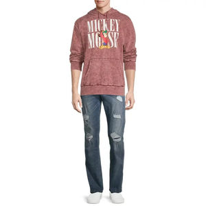 Sudaderas con capucha XS de poliéster/algodón con etiqueta personalizada para hombre, diseño cuadrado de gran tamaño, lavado ácido, tela francesa Terry, Otoño, respetuoso con el medio ambiente - Product Image 2