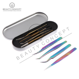 Produit populaire imprimé de logo personnalisé fabriqué à la main à prix raisonnable pince à cils en acier par concept de beauté écologique - Product Image 3