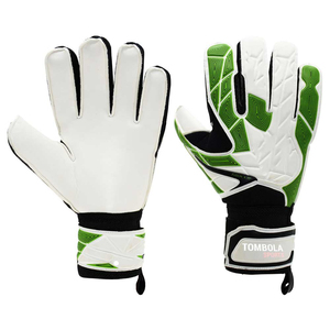 Gants de gardien de but de football rouges personnalisables de haute qualité KATBROS INDUSTRY, sangle de poignet réglable à boucle auto-agrippante, doigts entiers antidérapants - Product Image 2