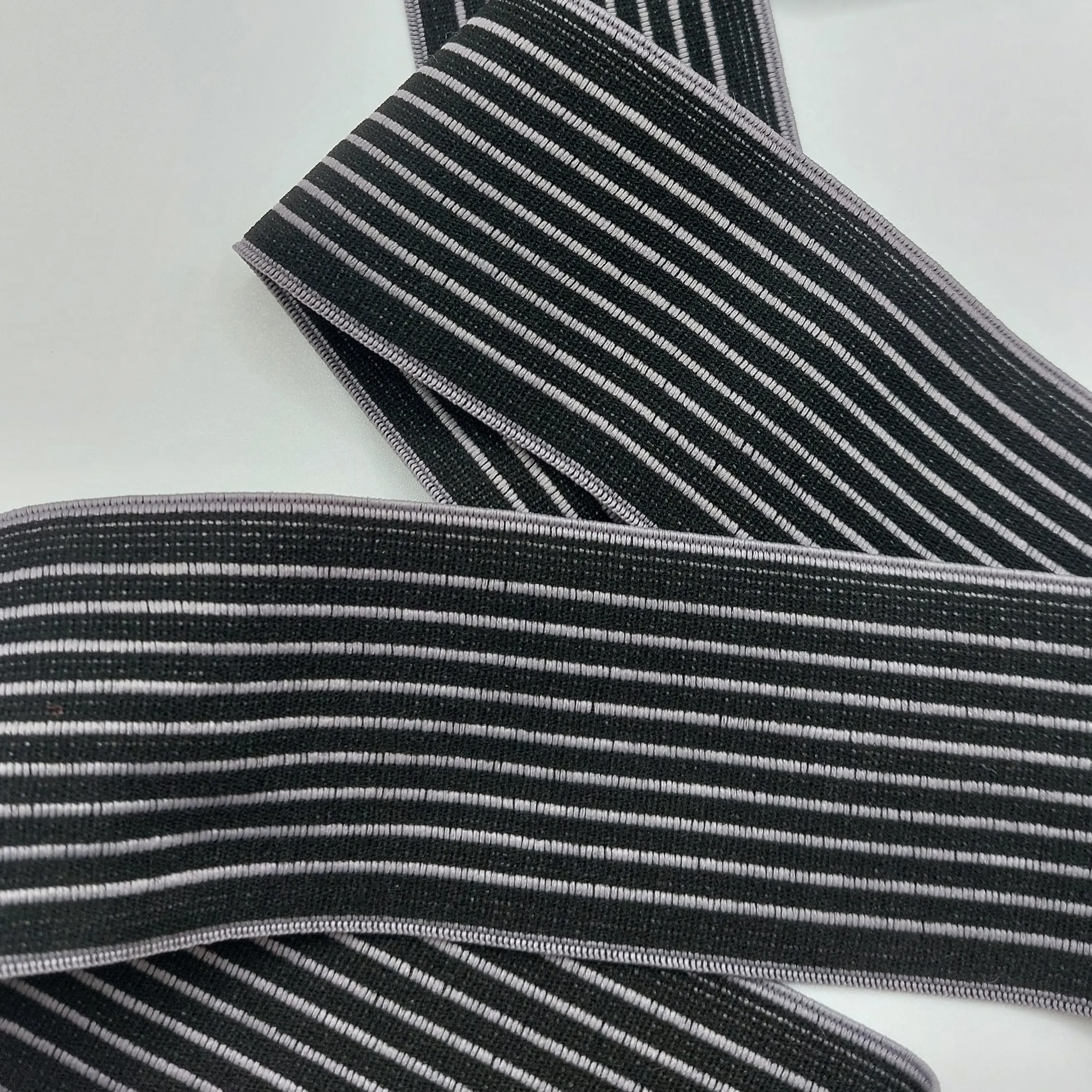 Made in Italy correa elástica suave y resistente para pantalones de babero ciclismo ropa técnica líneas verticales