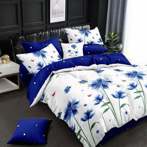 Piumino personalizzato <span class=keywords><strong>elegante</strong></span> e confortevole Set di lenzuola King Size copripiumino stampato Set biancheria da letto - Product Image 6