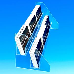 Clear <b>Card</b> Holder in Acrylic with Simple Design and Exclusive Quality Perfect for Stylish Display and Organization - Product Image 4