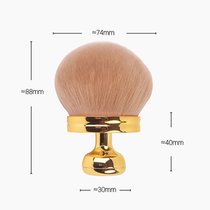 Qualité exceptionnelle prix de gros brosse à tête de champignon doux grand pinceau de maquillage multifonction cou corps pinceau à poudre libre - Product Image 5