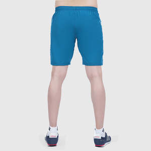 Shorts sportifs style urbain, couleur Teal, 100% polyester, taille élastique, confortables, tissés, imprimés par sublimation, taille XXS - Product Image 2
