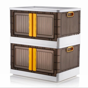 Armario Portátil para Niños, Cajonera de Plástico Plegable con Ruedas para el Hogar, Cocina y Dormitorio, Tamaño Grande, Marca Aalok - Product Image 6