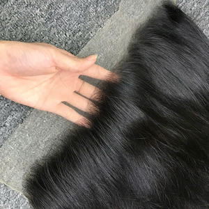 Cheveux humains vierges bruts non transformés vietnamiens cuticules alignées extensions de cheveux humains droits naturels à double tirage avec dentelle - Product Image 3