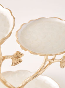Soporte de pastel de diseño de hoja de metal de 3 niveles de alta calidad en precio al por mayor de La India - Product Image 6