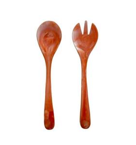 Juego de Servidores de Ensalada de Resina Epoxi Estilo Americano Ecológico, Cubertería Premium de Cocina de 11 Pulgadas para Servir Ensaladas en la Mesa - Product Image 2