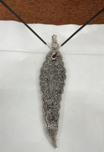 Quemador de incienso de larga duración, accesorio hecho a mano, chapado en plata, 9 pulgadas, último diseño - Product Image 4