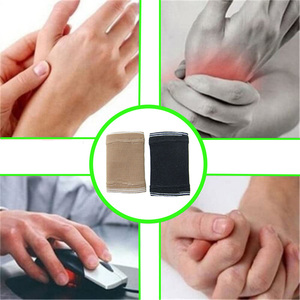 Bande de soutien pour poignet tricotée, respirante, élastique, ajustement universel, fine, toutes saisons, unisexe - Product Image 5