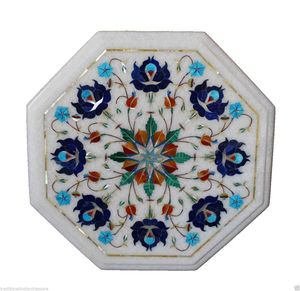 ชุดโต๊ะและเก้าอี้ฝังหินอ่อนหรูหราสำหรับตกแต่งบ้านห้องนั่งเล่นห้องอาหารกลางแจ้งห้องครัวโรงเรียนหรือใช้ในอพาร์ตเมนต์ - Product Image 4