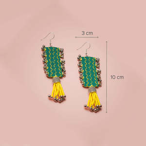 ต่างหูปักด้วยมือต่างหูลูกปัดหลายแบบตามสั่งสำหรับผู้หญิงเครื่องประดับสำหรับปาร์ตี้ในราคาที่ดีที่สุดต่างหูลูกปัด - Product Image 4